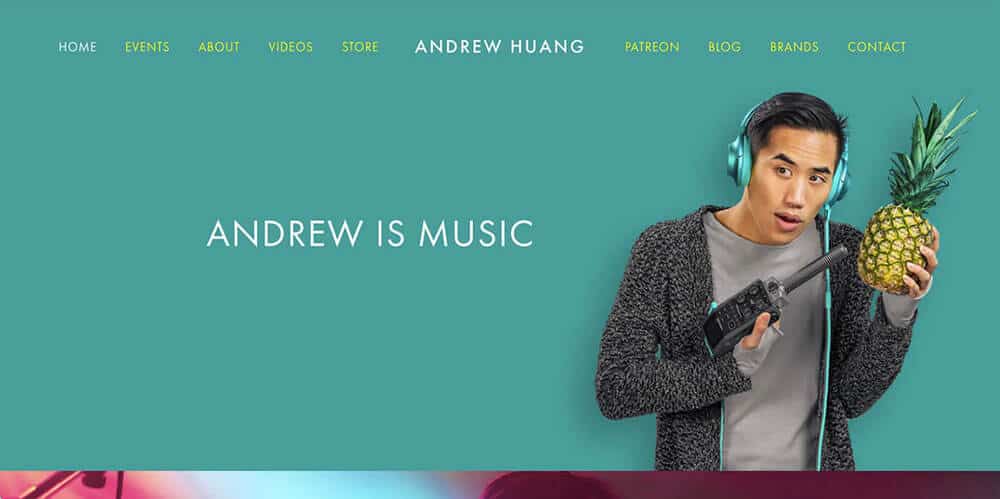 Andrew Huang's personal website