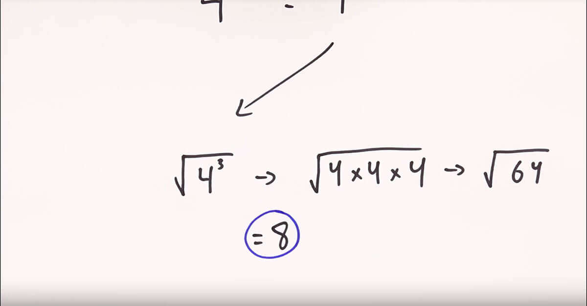 solution to the fractional exponent problem