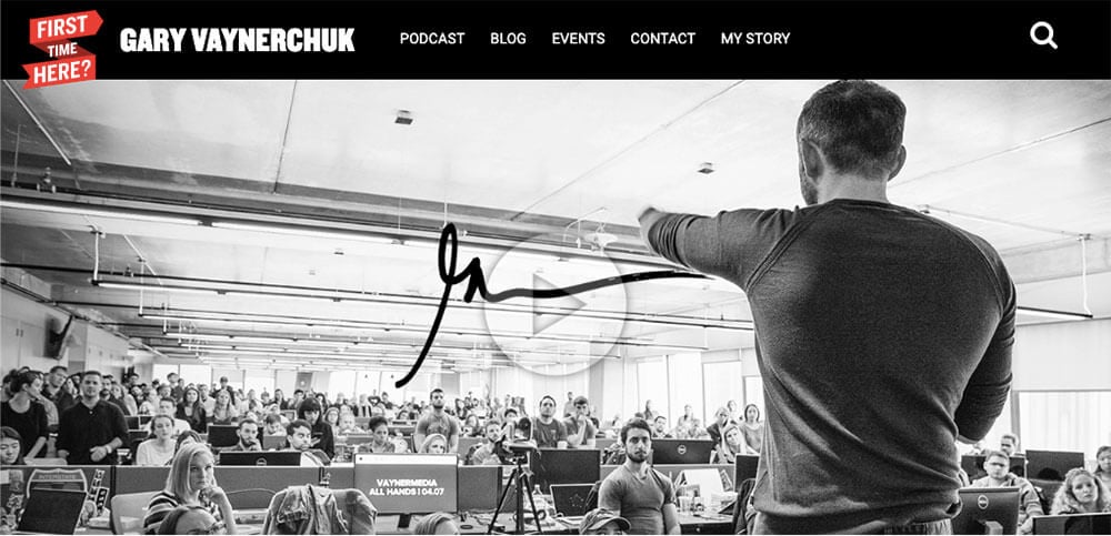 Gary Vaynerchuk's personal website
