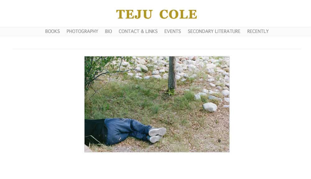 Teju Cole's personal website