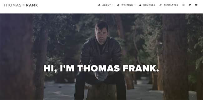 Thomas Frank's Personal Website - 2021
